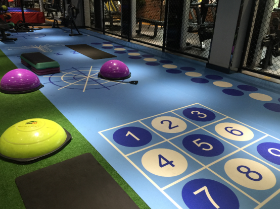 健身房鋪裝PVC塑膠地板 健身房鋪裝PVC塑膠地板